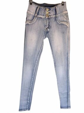 Silver Diva High Rise Skinny Jeans